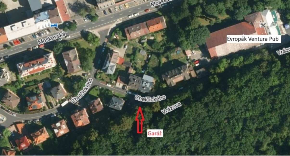 Prodej garáže 21 m², Chelčického, Karlovy Vary, Karlovarský kraj Prodej garáže 21 m², Chelčického, Karlovy Vary, Karlovarský kraj