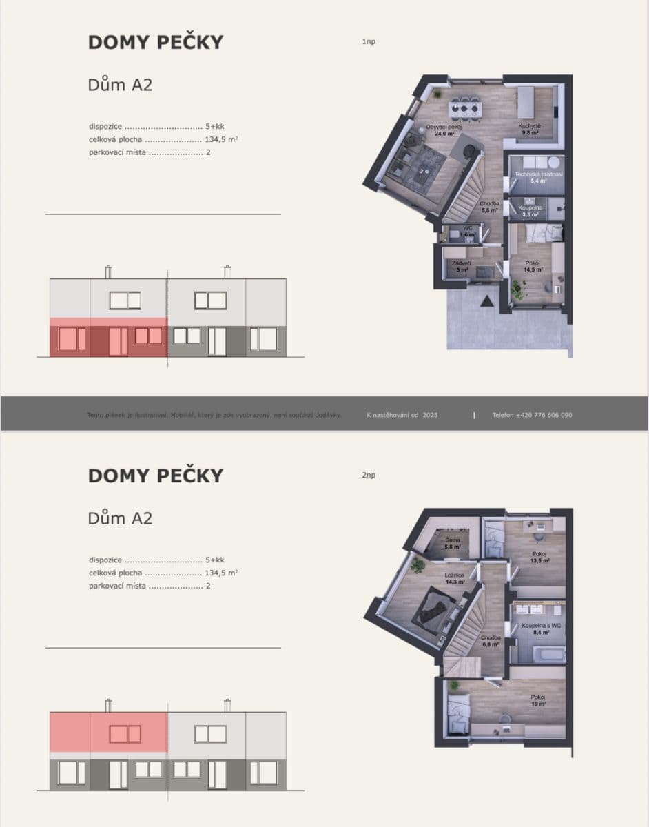 Prodej domu 135 m², pozemek 446 m², Aloise Jiráska, Pečky, Středočeský kraj Prodej domu 135 m², pozemek 446 m², Aloise Jiráska, Pečky, Středočeský kraj