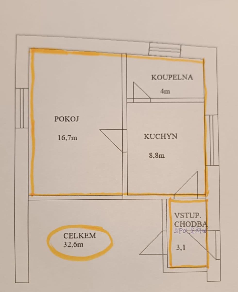 Pronájem bytu 1+1 32 m², Kučerové, Praha, Praha Pronájem bytu 1+1 32 m², Kučerové, Praha, Praha