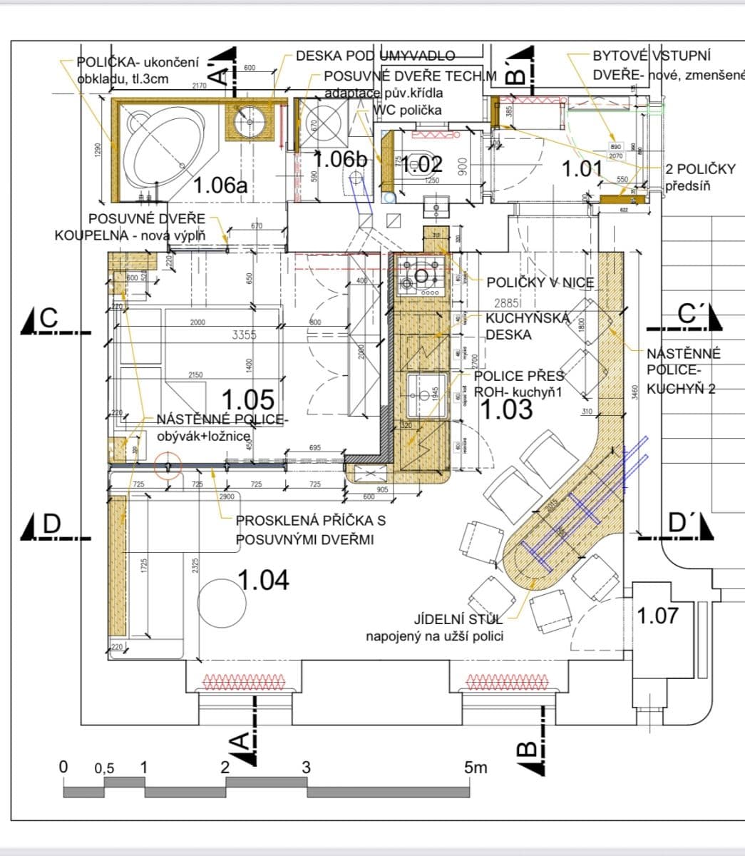 Pronájem bytu 2+kk 45 m², Rejskova, Praha, Praha Pronájem bytu 2+kk 45 m², Rejskova, Praha, Praha