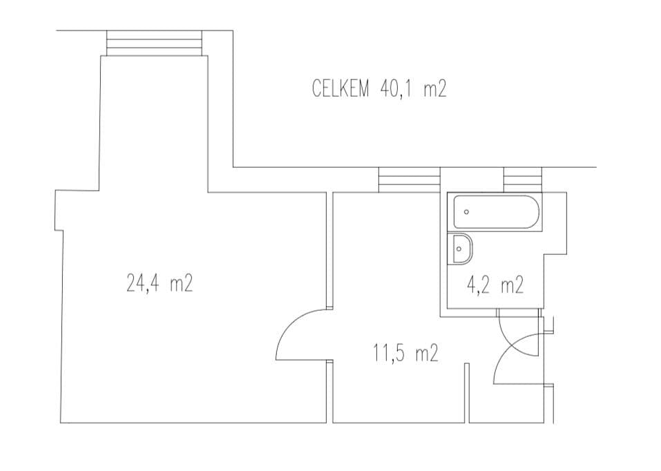 Pronájem bytu 1+kk 41 m², Kostelní, Praha, Praha Pronájem bytu 1+kk 41 m², Kostelní, Praha, Praha