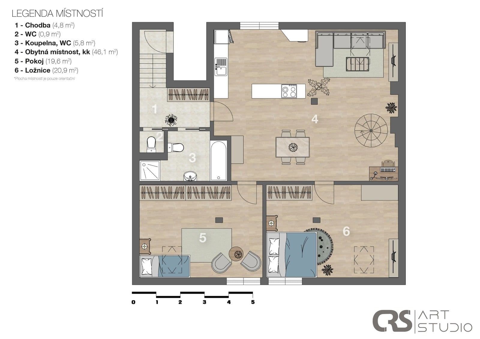 Pronájem bytu 3+kk 105 m², Čechova, Kralupy nad Vltavou, Středočeský kraj Pronájem bytu 3+kk 105 m², Čechova, Kralupy nad Vltavou, Středočeský kraj