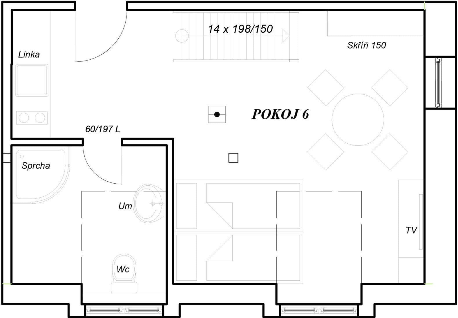 Prodej bytu 2+kk 38 m², Merklín, Karlovarský kraj Prodej bytu 2+kk 38 m², Merklín, Karlovarský kraj
