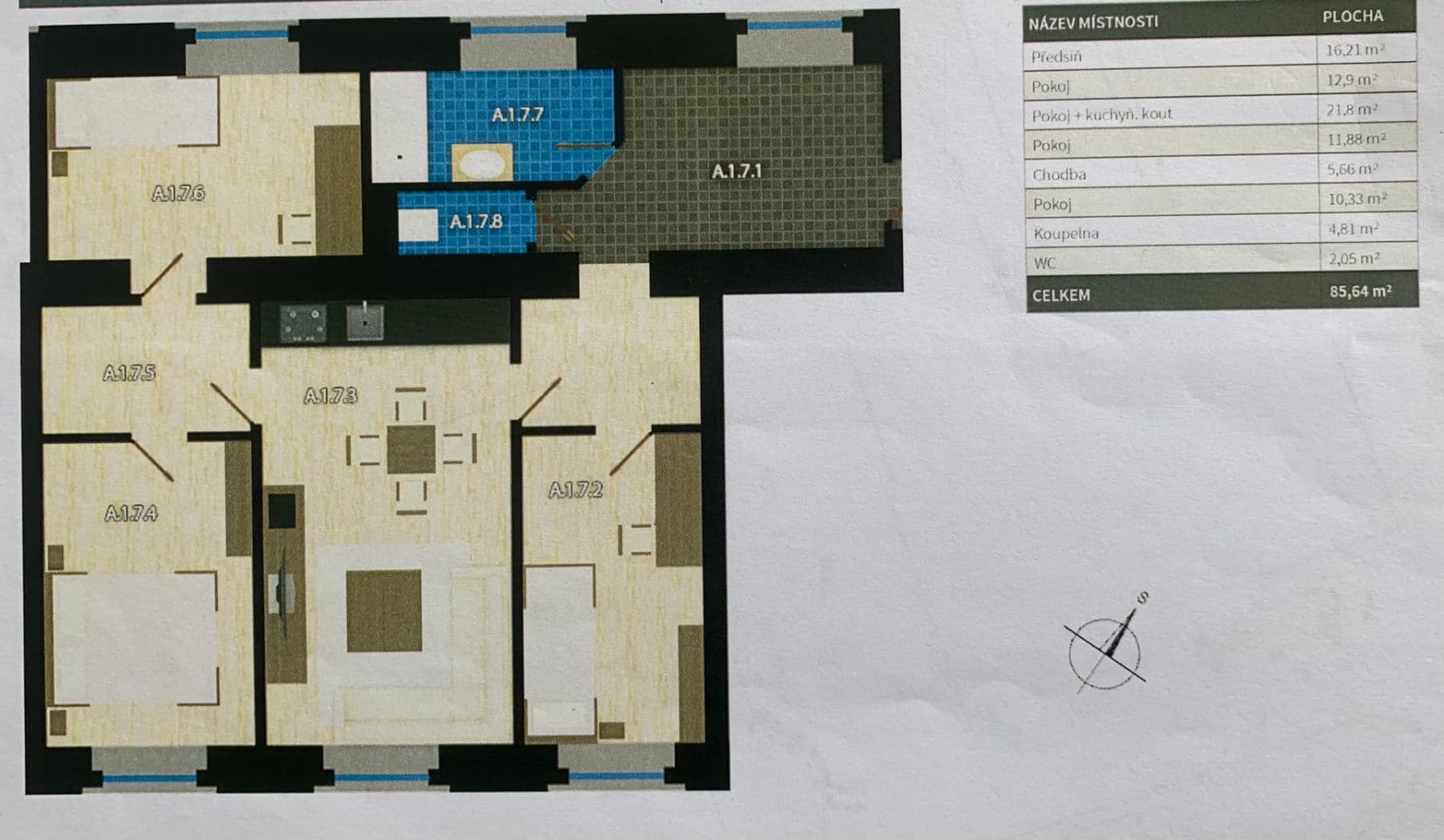 Prodej bytu 4+kk 86 m², Pražská, Písek, Jihočeský kraj Prodej bytu 4+kk 86 m², Pražská, Písek, Jihočeský kraj