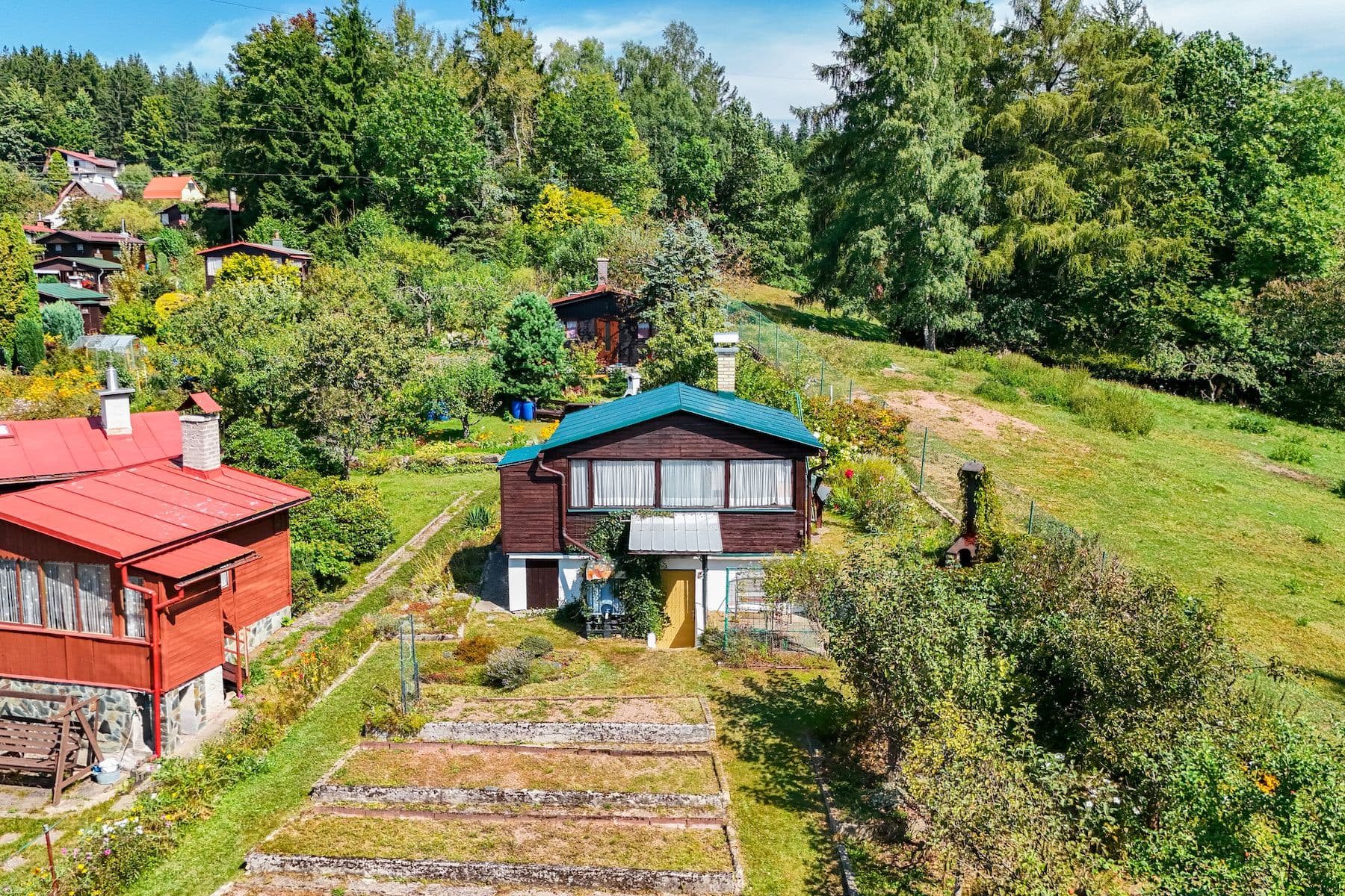 Prodej chaty, chalupy 25 m², pozemek 422 m², Pod Lesem, Jablonec nad Nisou, Liberecký kraj Prodej chaty, chalupy 25 m², pozemek 422 m², Pod Lesem, Jablonec nad Nisou, Liberecký kraj