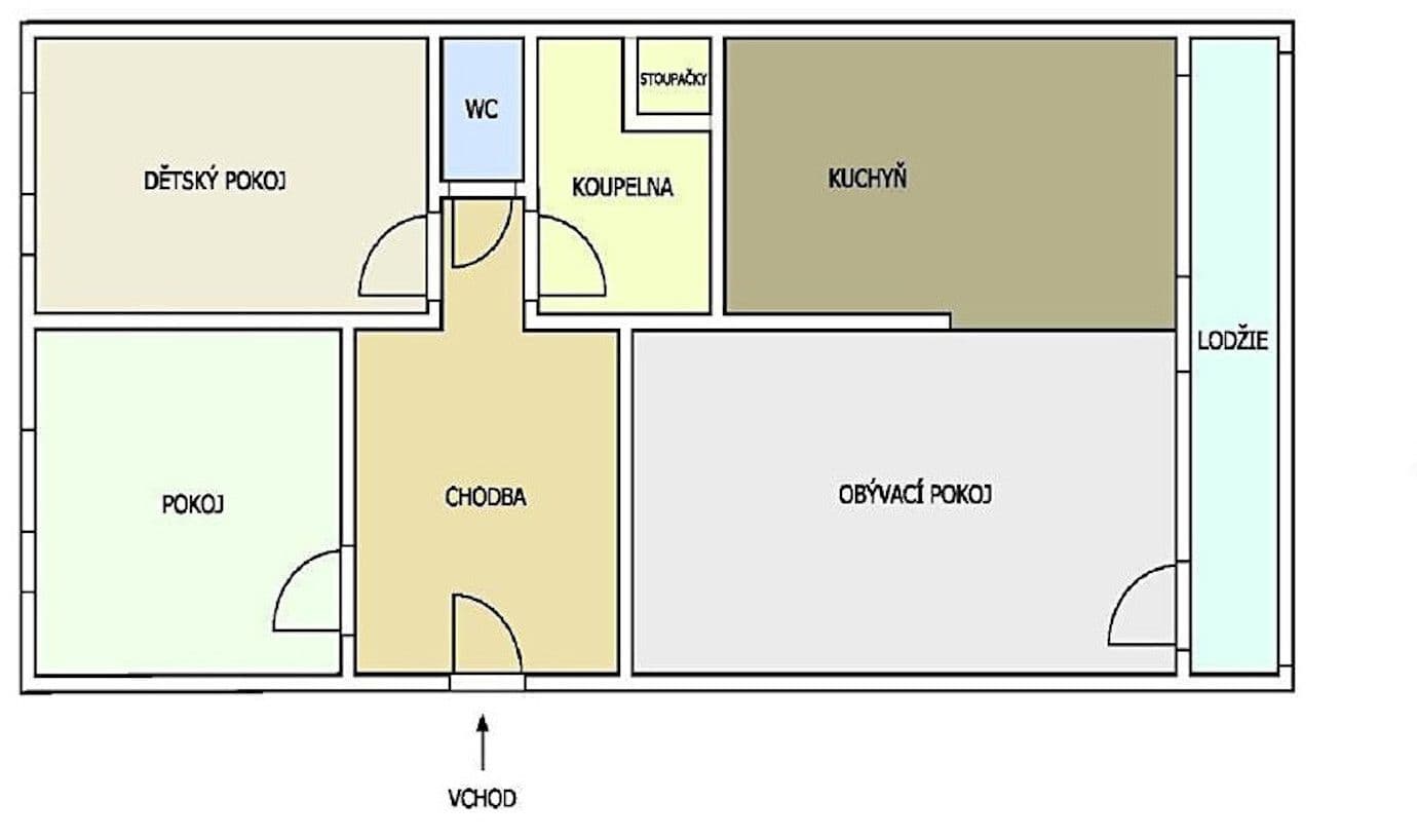 Pronájem bytu 3+kk 67 m², Rimavské Soboty, Kolín, Středočeský kraj Pronájem bytu 3+kk 67 m², Rimavské Soboty, Kolín, Středočeský kraj