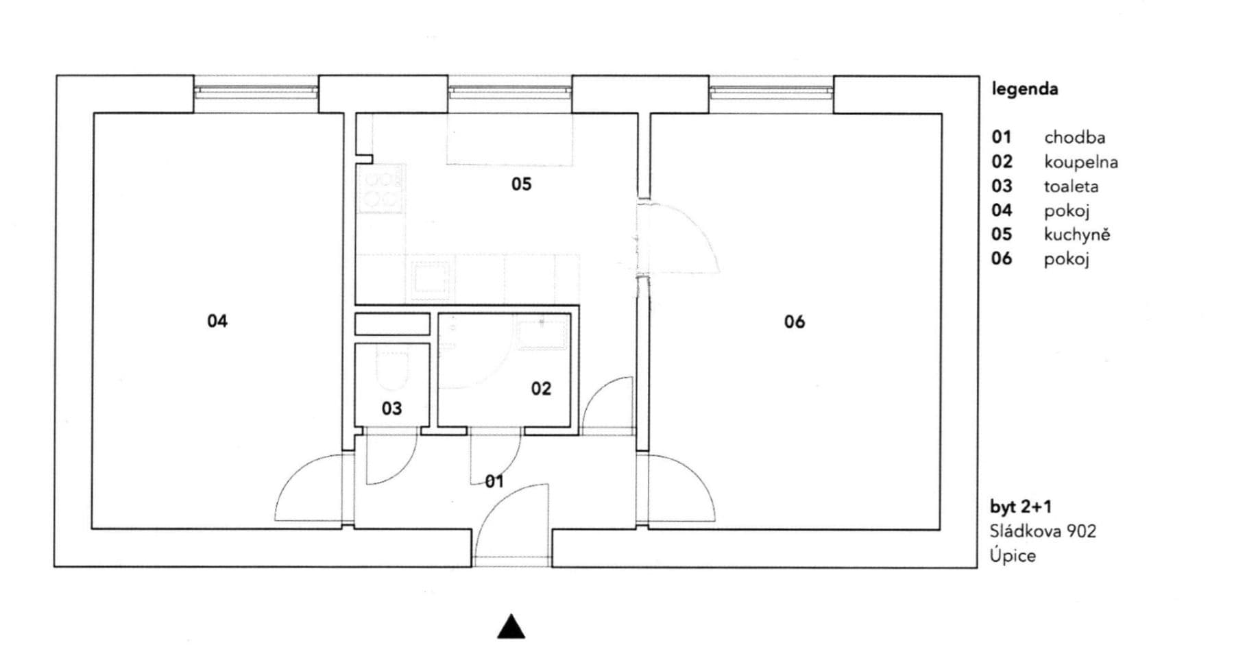 Prodej bytu 2+1 54 m², Sládkova, Úpice, Královéhradecký kraj Prodej bytu 2+1 54 m², Sládkova, Úpice, Královéhradecký kraj
