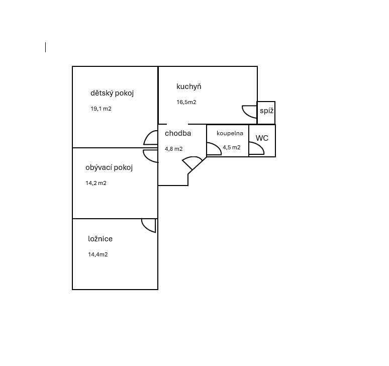 Prodej bytu 3+1 76 m², Na Háji, Aš, Karlovarský kraj Prodej bytu 3+1 76 m², Na Háji, Aš, Karlovarský kraj