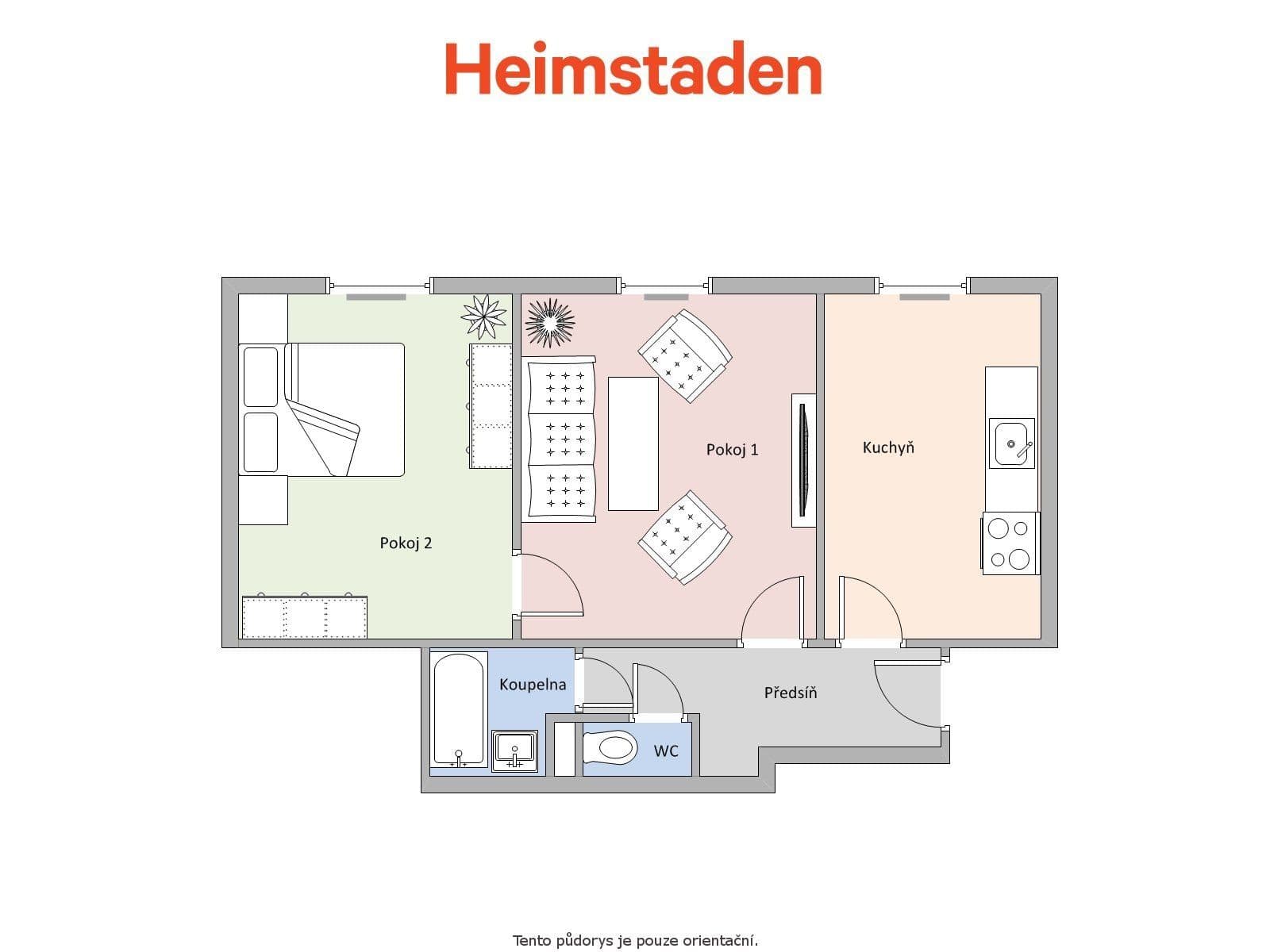 Pronájem bytu 2+1 50 m², Nad stadionem, Frýdek-Místek, Moravskoslezský kraj Pronájem bytu 2+1 50 m², Nad stadionem, Frýdek-Místek, Moravskoslezský kraj