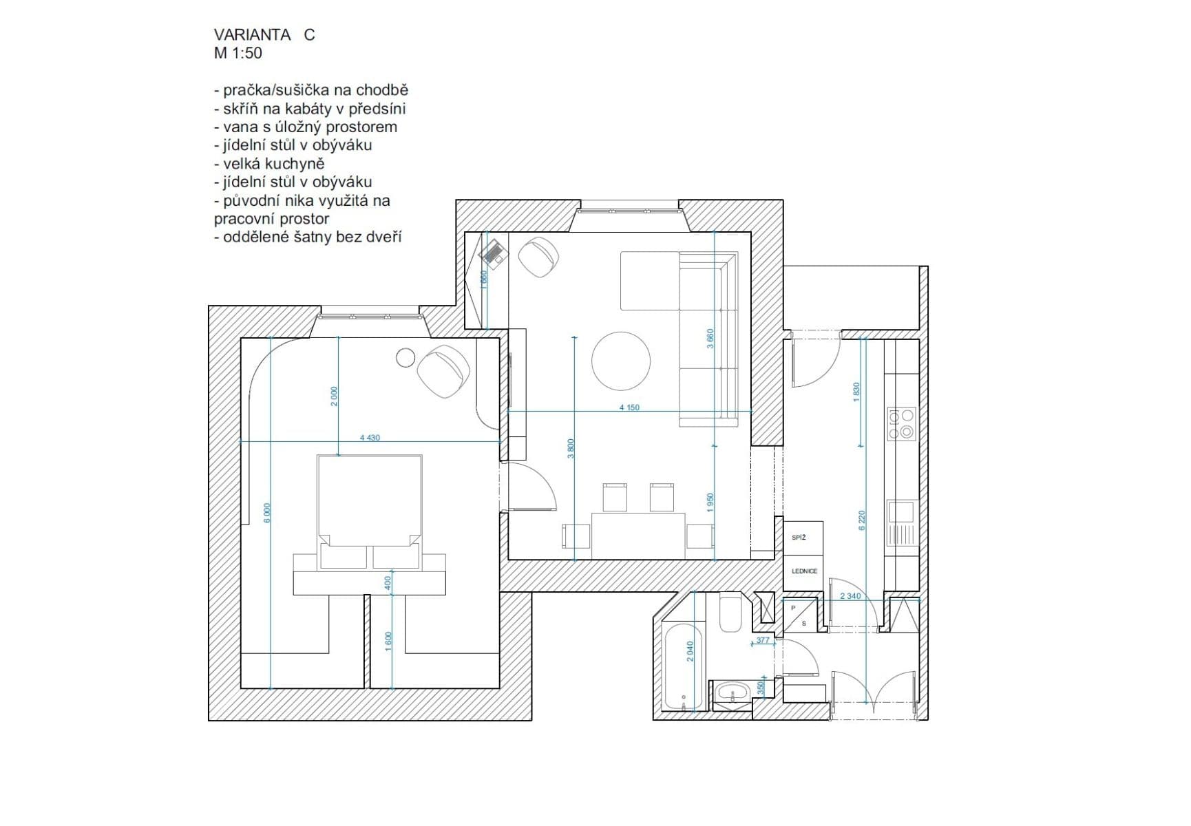 Prodej bytu 2+kk 69 m², Jeseniova, Praha, Praha Prodej bytu 2+kk 69 m², Jeseniova, Praha, Praha