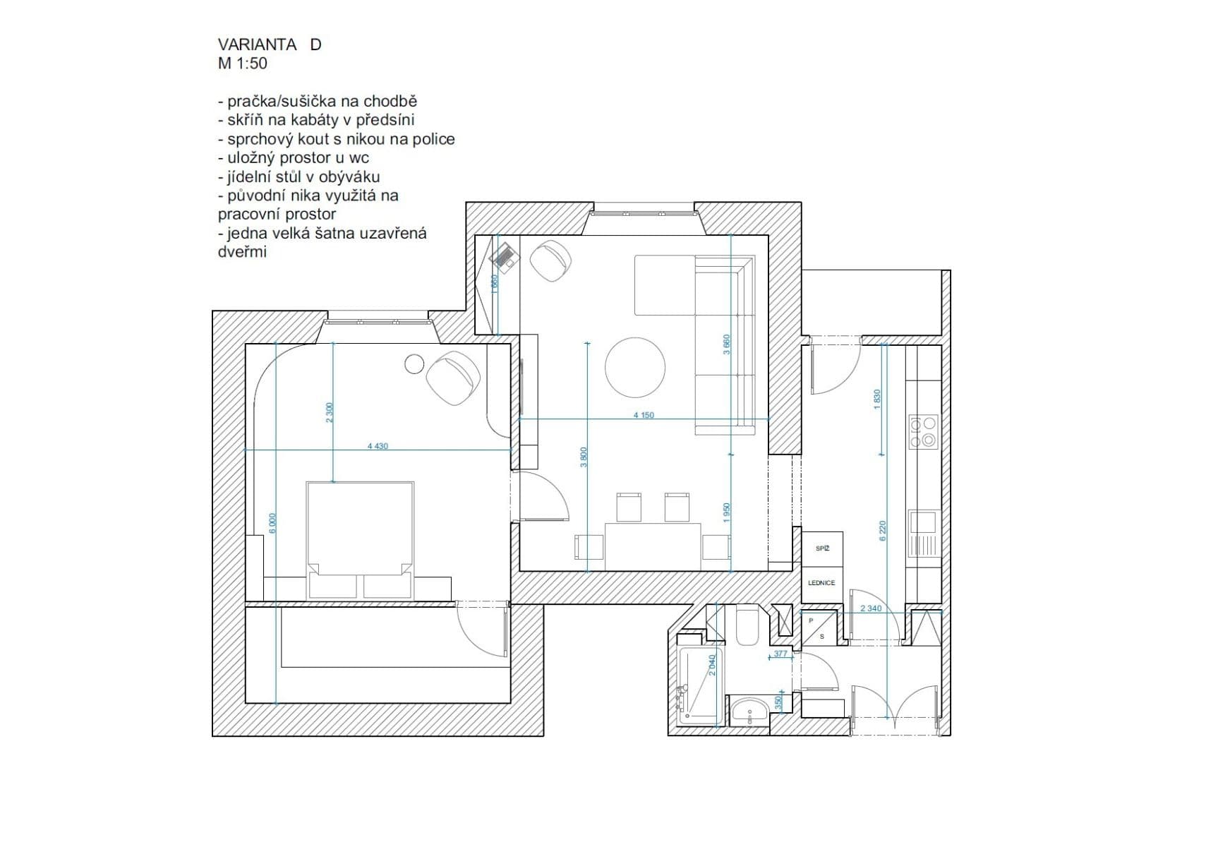 Prodej bytu 2+kk 69 m², Jeseniova, Praha, Praha Prodej bytu 2+kk 69 m², Jeseniova, Praha, Praha