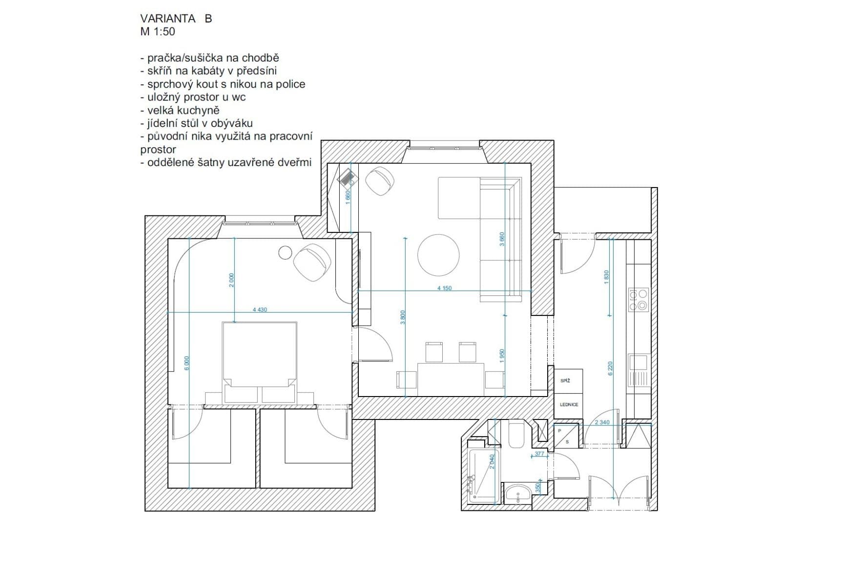 Prodej bytu 2+kk 69 m², Jeseniova, Praha, Praha Prodej bytu 2+kk 69 m², Jeseniova, Praha, Praha