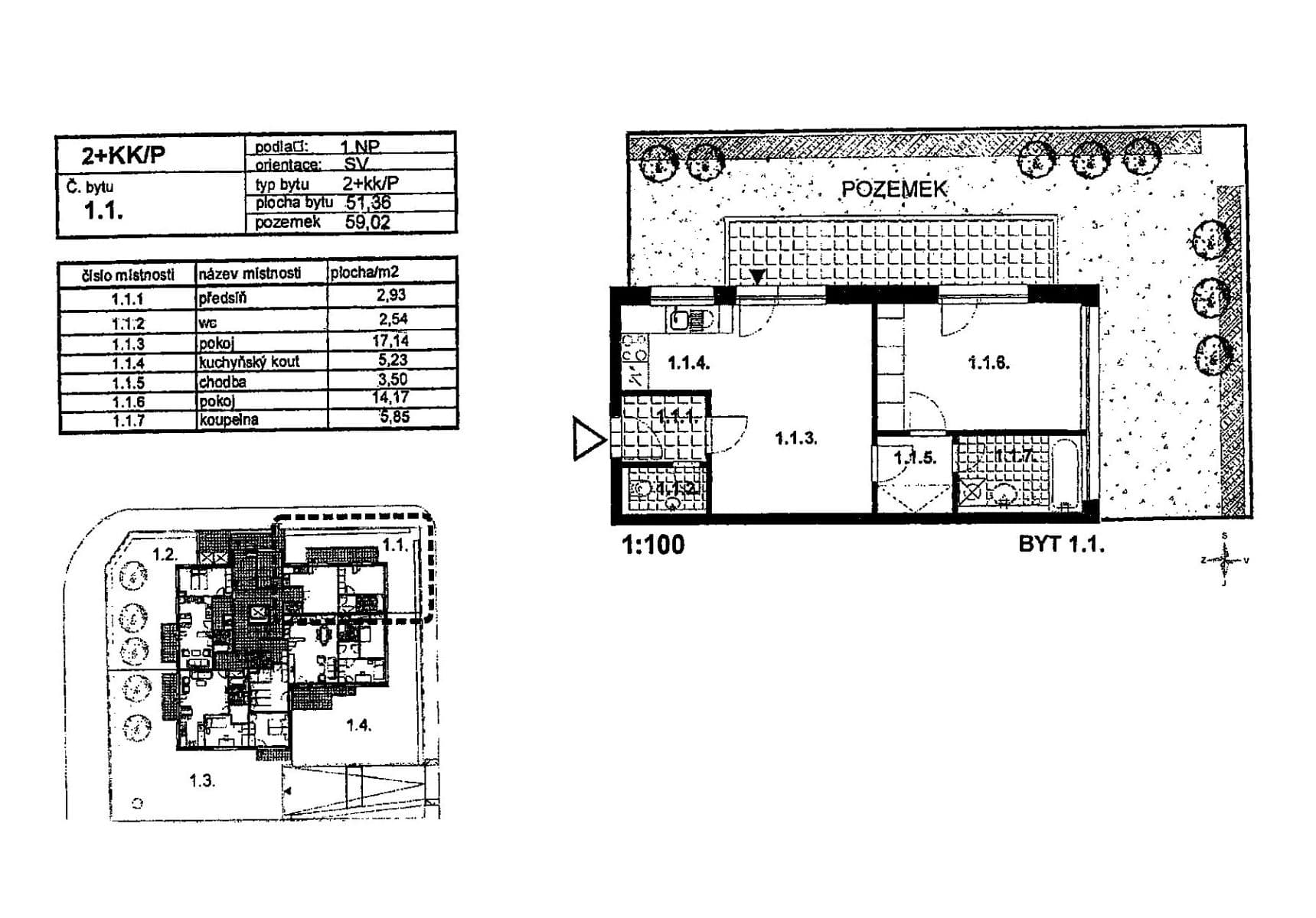 Prodej bytu 2+kk 52 m², Ulčova, Praha, Praha Prodej bytu 2+kk 52 m², Ulčova, Praha, Praha