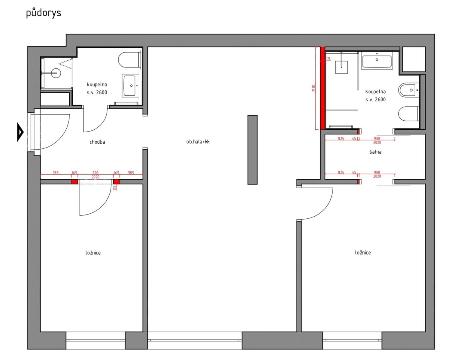 Prodej bytu 3+kk 70 m², Nad Paloučkem, Beroun, Středočeský kraj Prodej bytu 3+kk 70 m², Nad Paloučkem, Beroun, Středočeský kraj