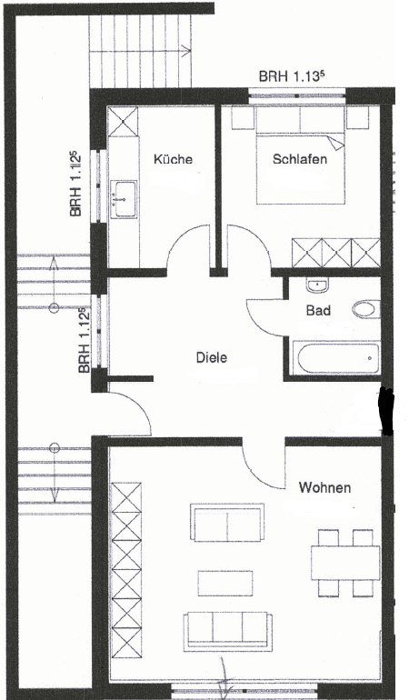 Pronájem bytu 2+1 62 m², Paderborn, Severní Porýní-Vestfálsko Pronájem bytu 2+1 62 m², Paderborn, Severní Porýní-Vestfálsko