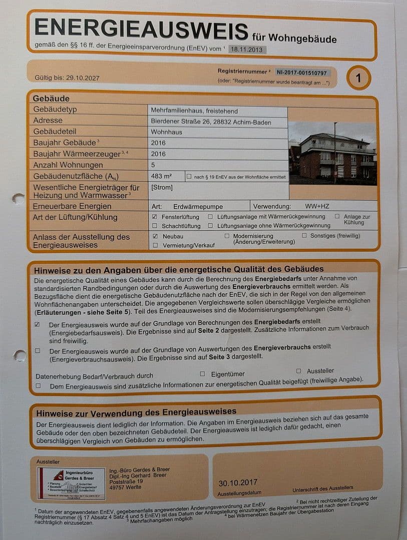 Pronájem bytu 3+1 70 m², Achim, Dolní Sasko Pronájem bytu 3+1 70 m², Achim, Dolní Sasko