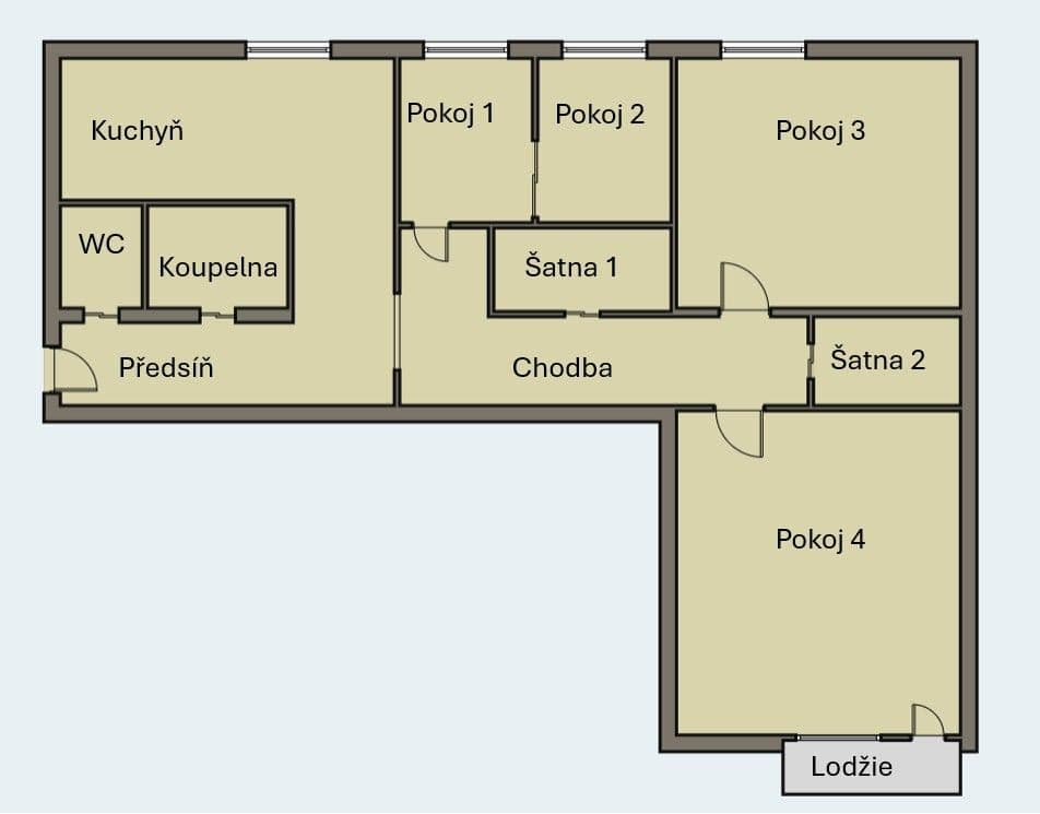 Prodej bytu 4+1 78 m², Krčínova, České Budějovice, Jihočeský kraj Prodej bytu 4+1 78 m², Krčínova, České Budějovice, Jihočeský kraj