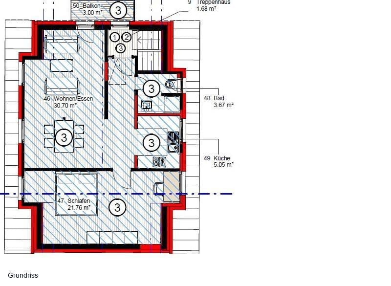 Pronájem bytu 3+1 85 m², Frickenhausen, Bádensko-Württembersko Pronájem bytu 3+1 85 m², Frickenhausen, Bádensko-Württembersko