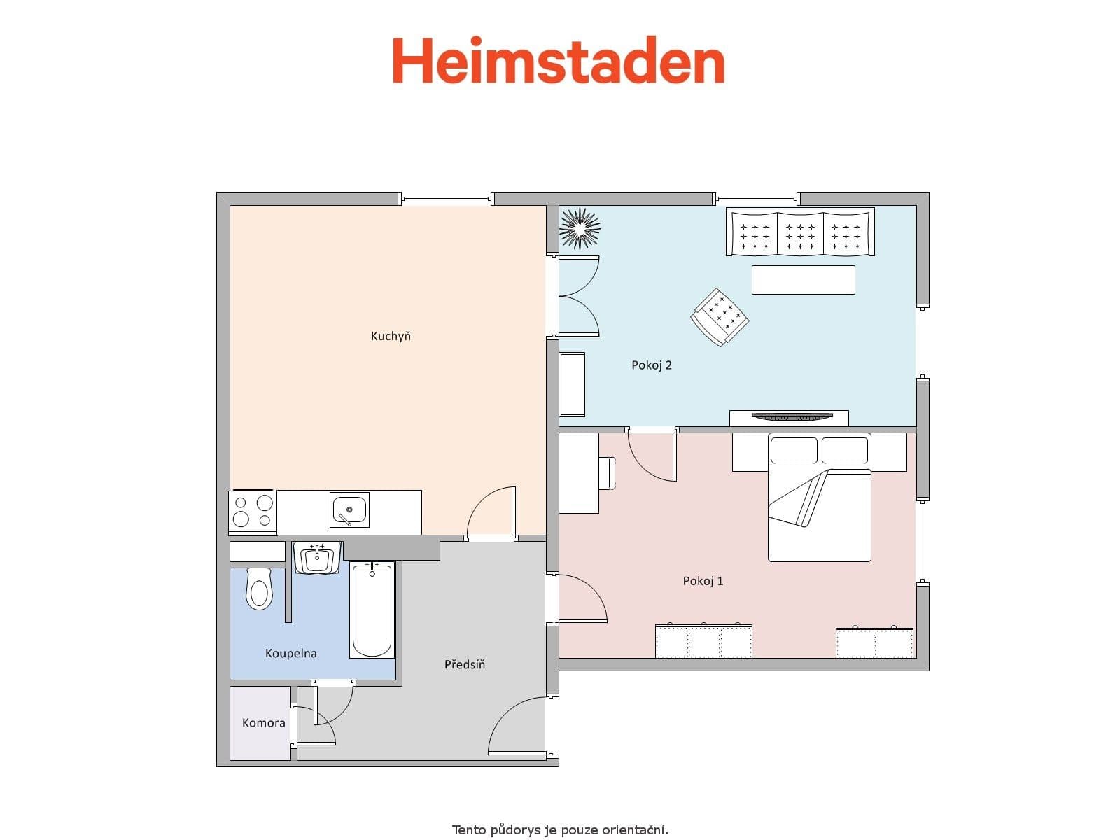 Pronájem bytu 2+1 59 m², Vančurova, Havířov, Moravskoslezský kraj Pronájem bytu 2+1 59 m², Vančurova, Havířov, Moravskoslezský kraj