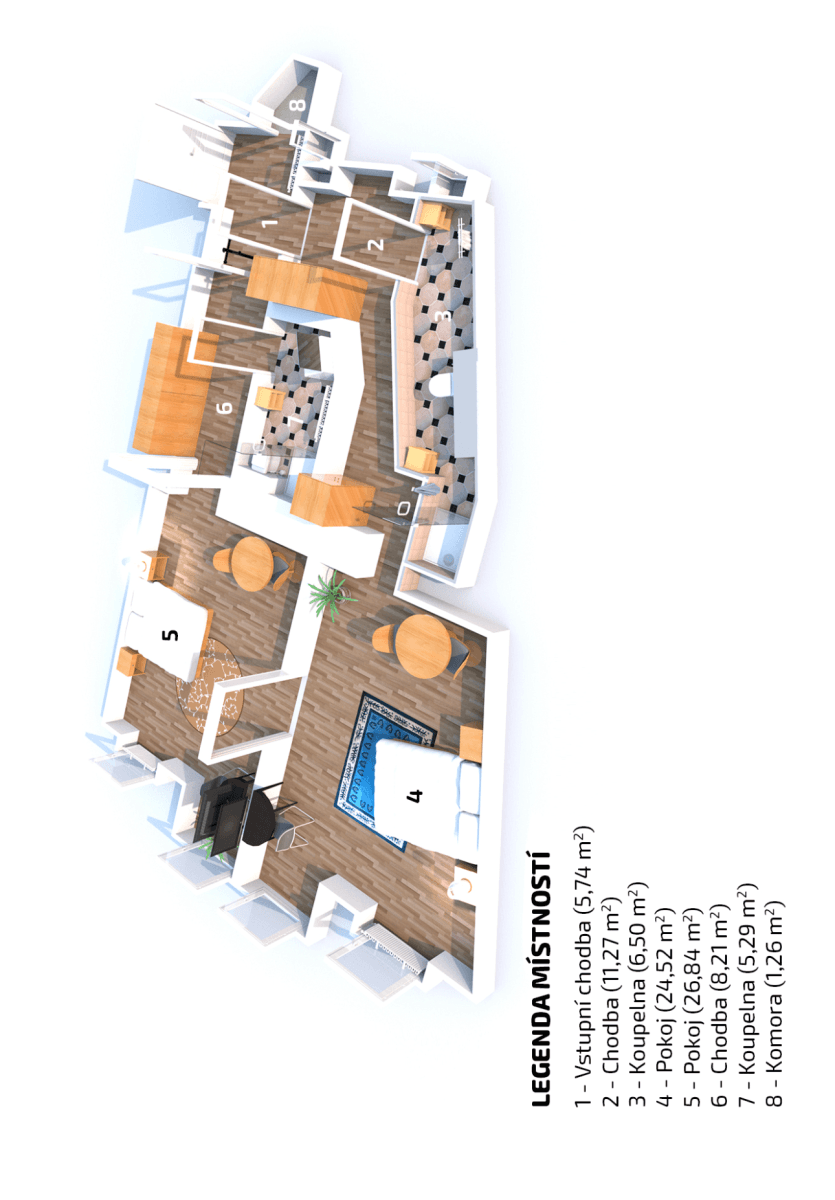 Prodej bytu 2+1 90 m², Ve Smečkách, Praha, Praha Prodej bytu 2+1 90 m², Ve Smečkách, Praha, Praha