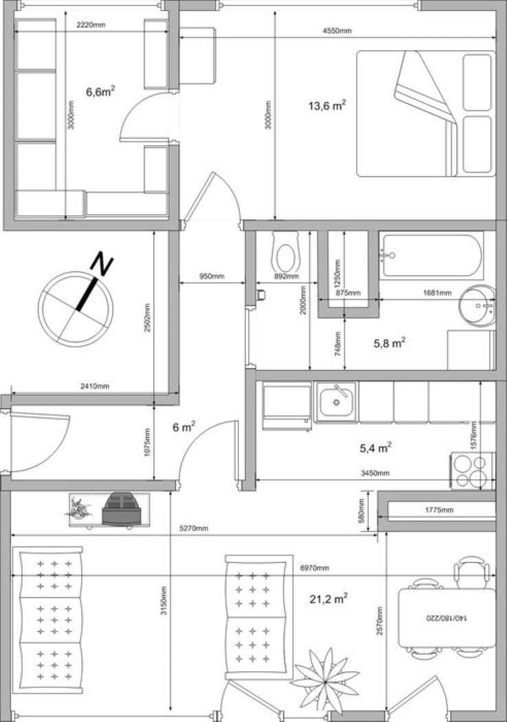Pronájem bytu 2+kk 58 m², Štěpařská, Praha, Praha Pronájem bytu 2+kk 58 m², Štěpařská, Praha, Praha