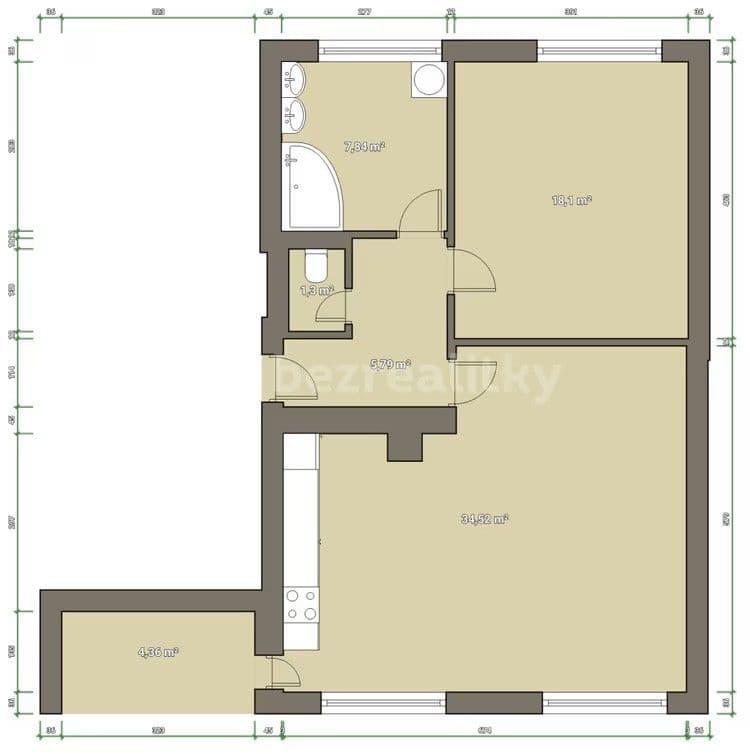 Prodej bytu 2+kk 73 m², Voříškova, Brno, Jihomoravský kraj Prodej bytu 2+kk 73 m², Voříškova, Brno, Jihomoravský kraj