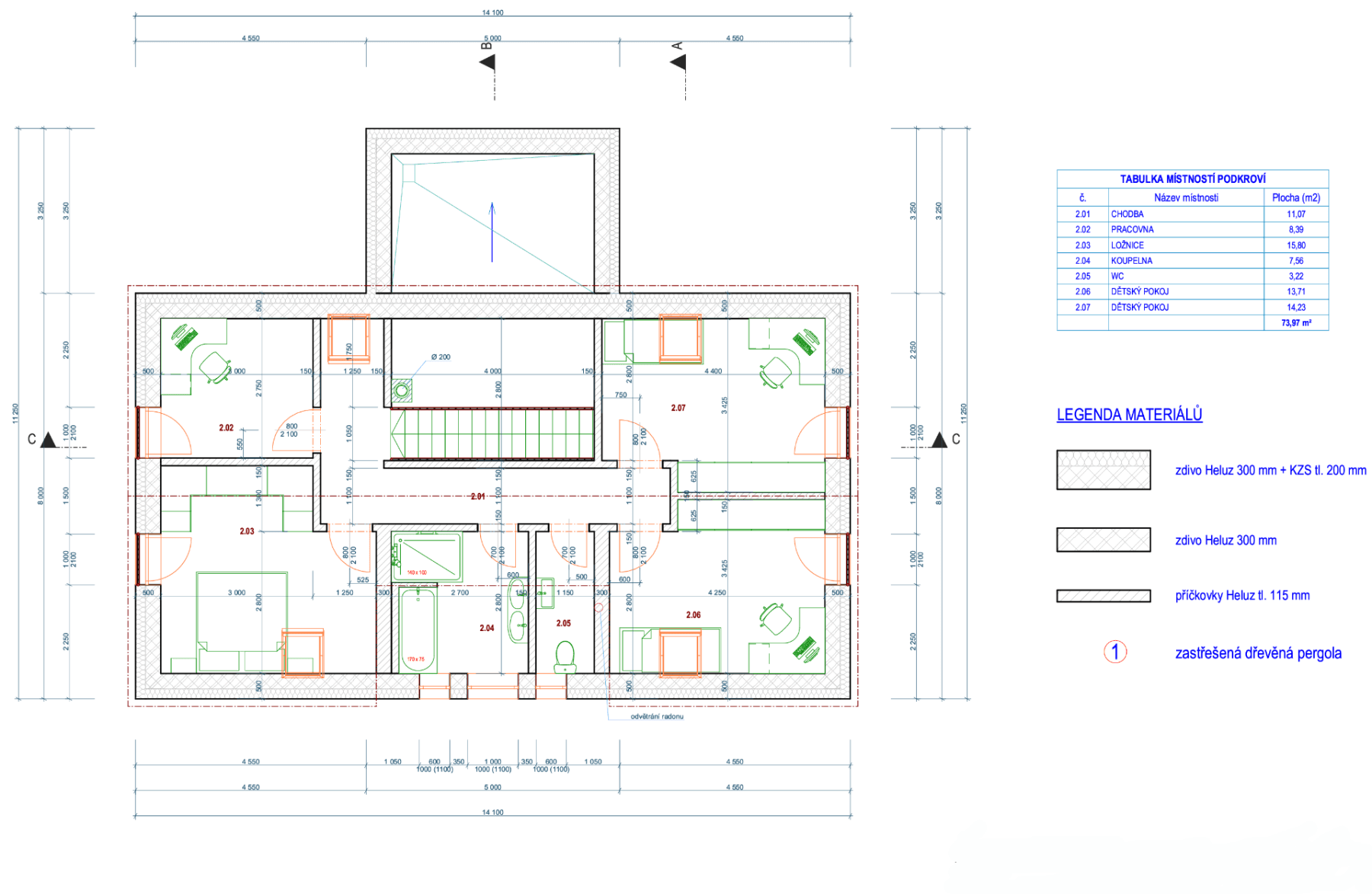 Prodej domu 174 m², pozemek 777 m², Východní Stráň, Předboj, Středočeský kraj Prodej domu 174 m², pozemek 777 m², Východní Stráň, Předboj, Středočeský kraj