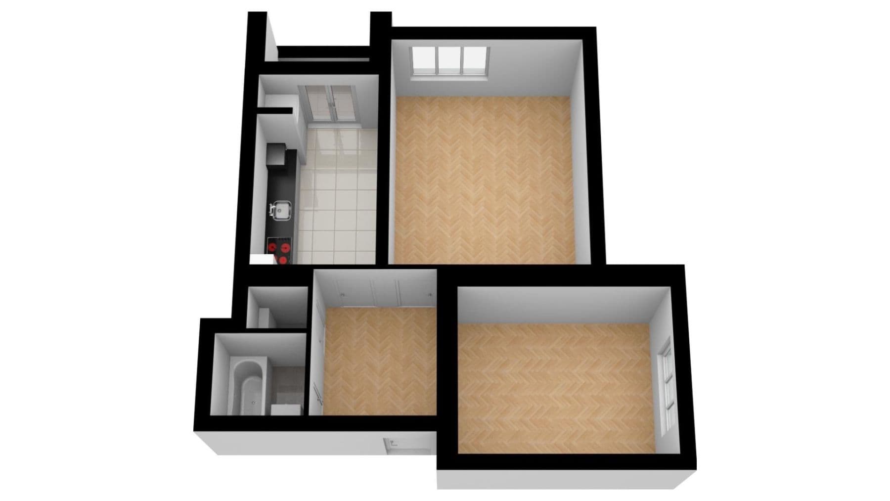 Pronájem bytu 2+1 53 m², Jeremenkova, Praha, Praha Pronájem bytu 2+1 53 m², Jeremenkova, Praha, Praha