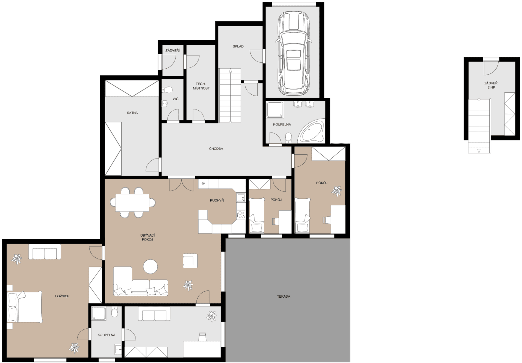 Prodej bytu 5+kk 212 m², Keltičkova, Ostrava, Moravskoslezský kraj Prodej bytu 5+kk 212 m², Keltičkova, Ostrava, Moravskoslezský kraj