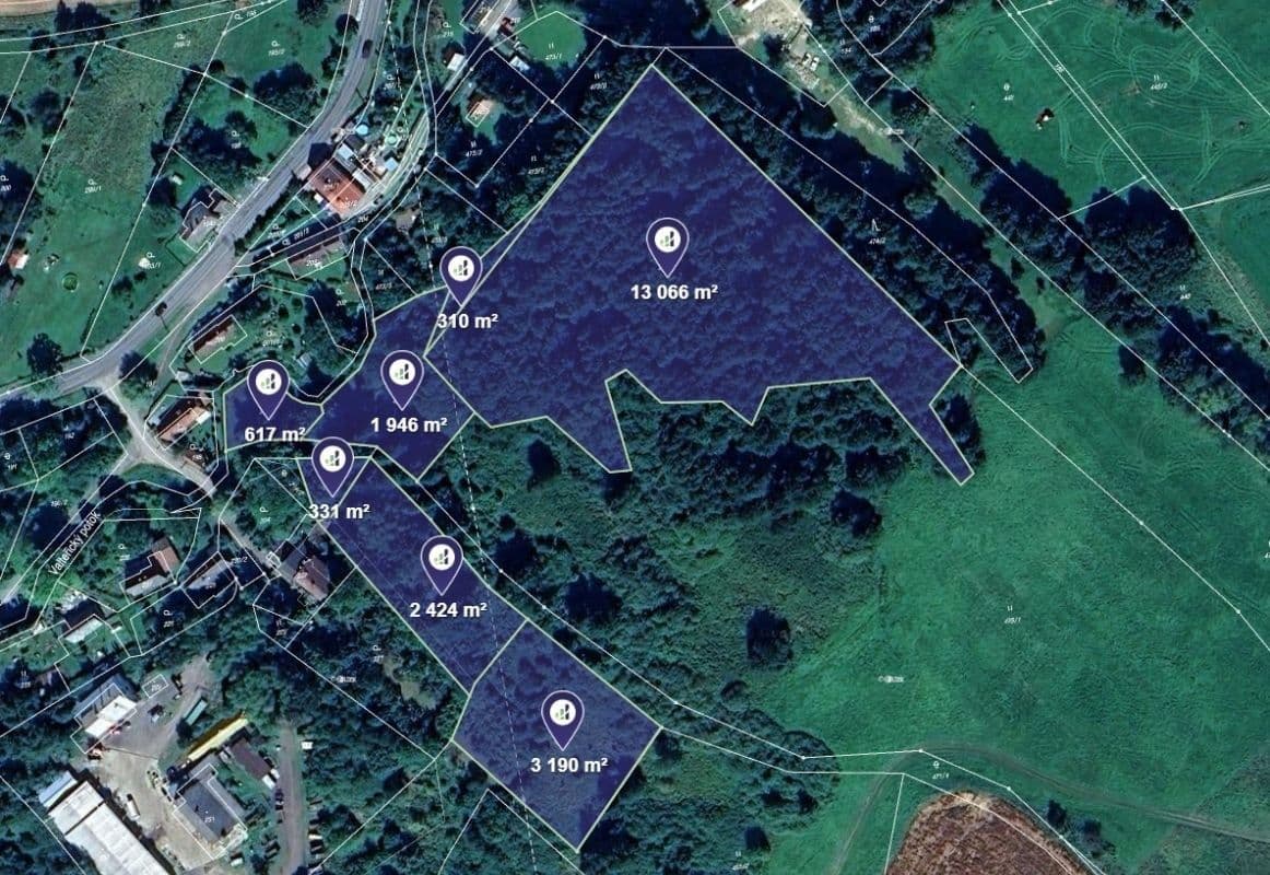 Prodej pozemku 21.884 m², Žandov, Liberecký kraj Prodej pozemku 21.884 m², Žandov, Liberecký kraj