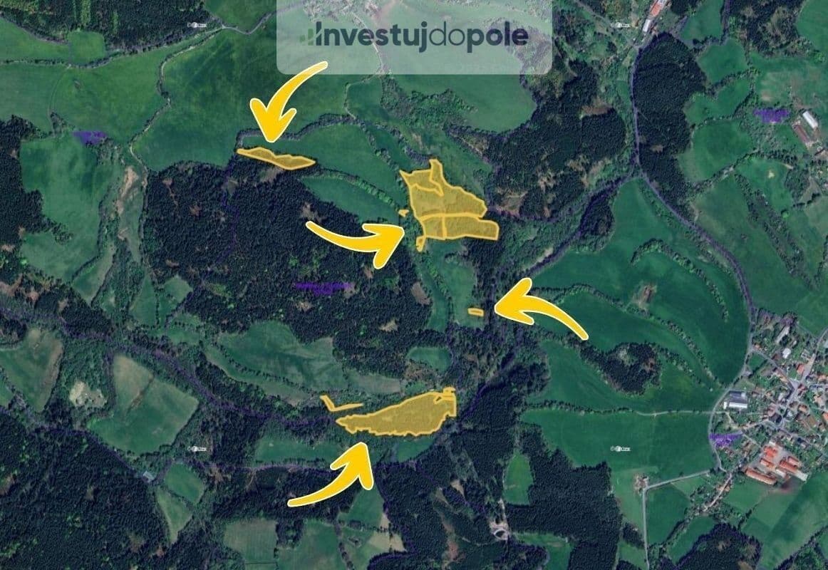 Prodej pozemku 107.158 m², Hartmanice, Plzeňský kraj Prodej pozemku 107.158 m², Hartmanice, Plzeňský kraj