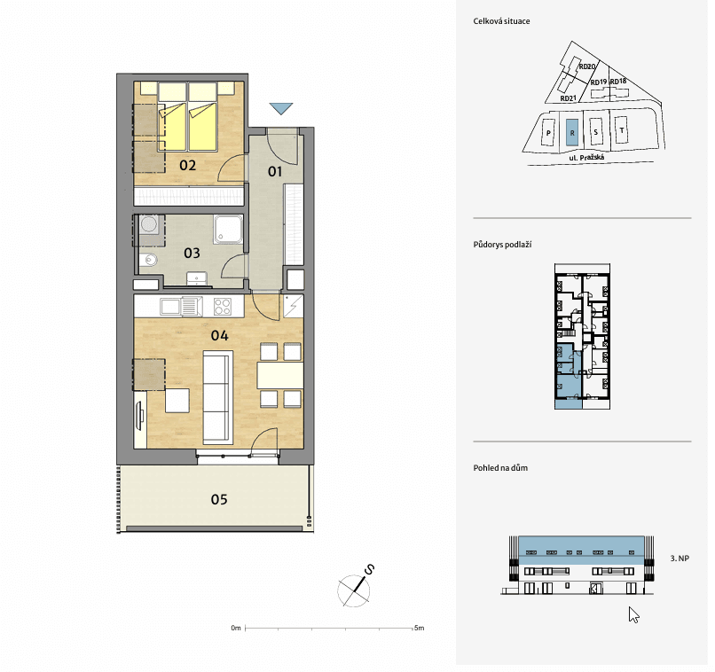 Prodej bytu 2+kk 83 m², Souběžná, Dobřichovice, Středočeský kraj Prodej bytu 2+kk 83 m², Souběžná, Dobřichovice, Středočeský kraj