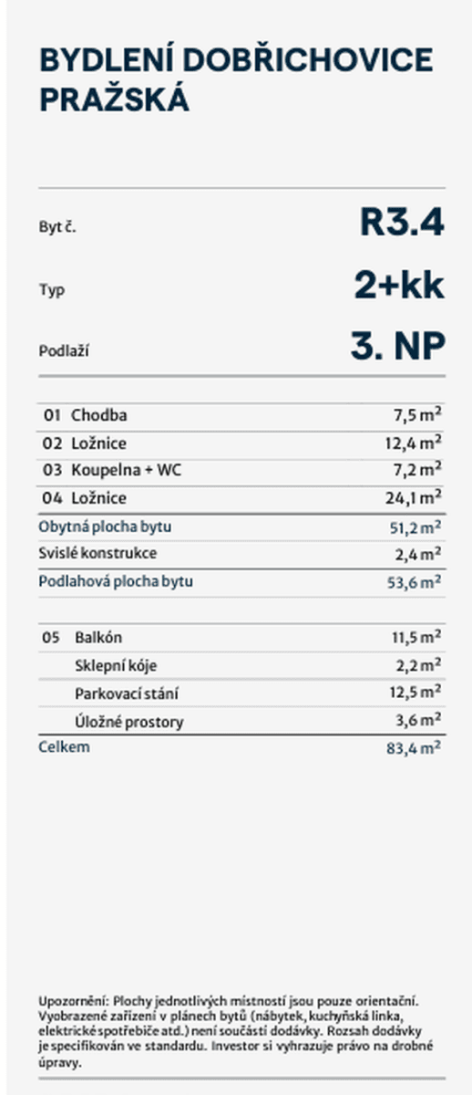 Prodej bytu 2+kk 83 m², Souběžná, Dobřichovice, Středočeský kraj Prodej bytu 2+kk 83 m², Souběžná, Dobřichovice, Středočeský kraj