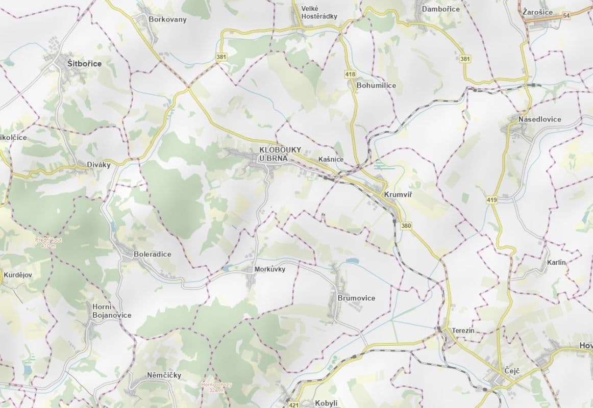Prodej pozemku 2.027 m², Klobouky u Brna, Jihomoravský kraj Prodej pozemku 2.027 m², Klobouky u Brna, Jihomoravský kraj