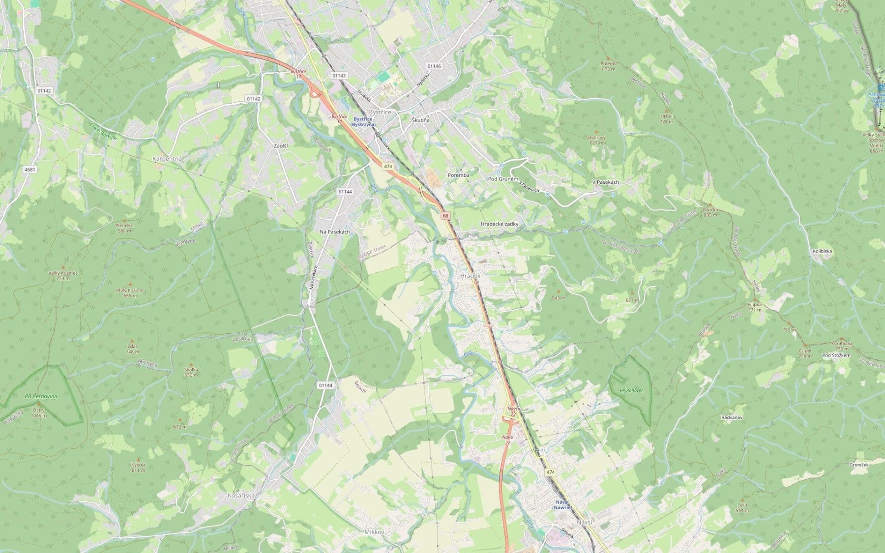Prodej pozemku 4.370 m², Hrádek, Moravskoslezský kraj Prodej pozemku 4.370 m², Hrádek, Moravskoslezský kraj