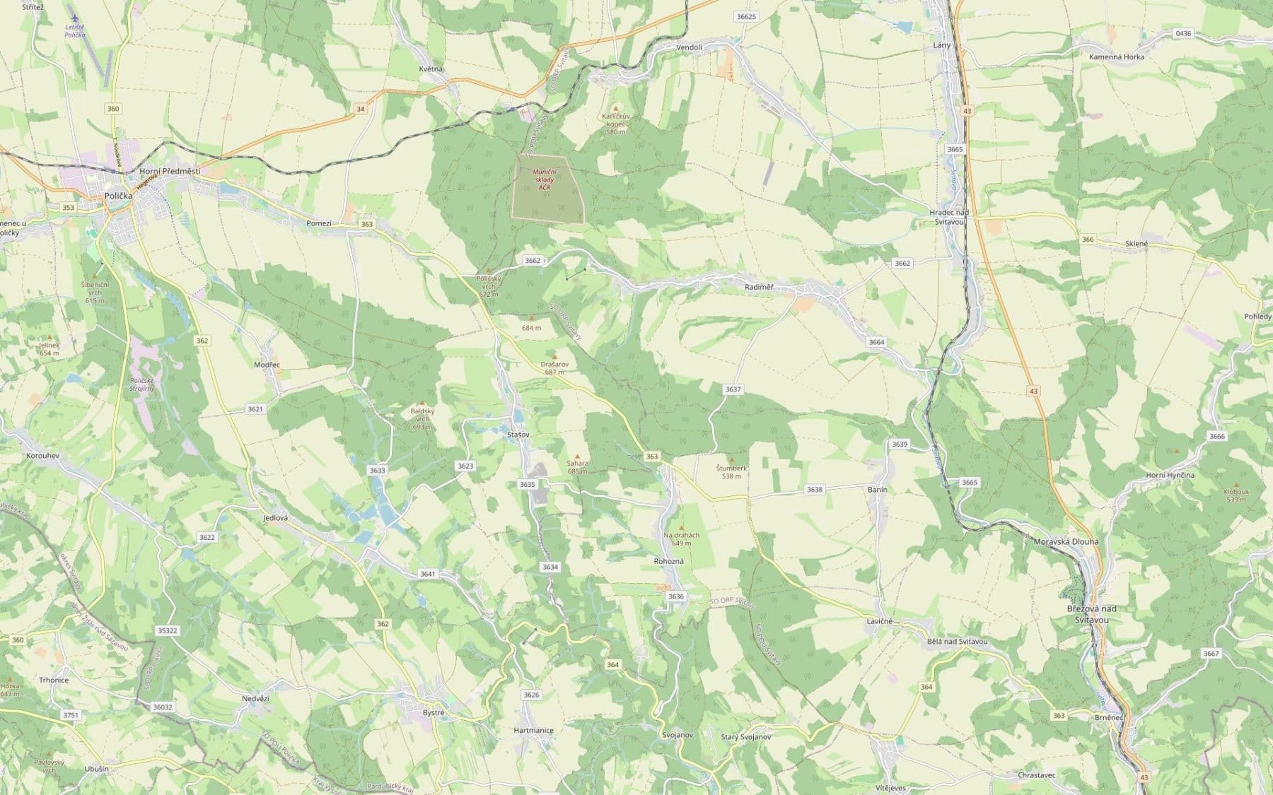 Prodej pozemku 5.064 m², Radiměř, Pardubický kraj Prodej pozemku 5.064 m², Radiměř, Pardubický kraj