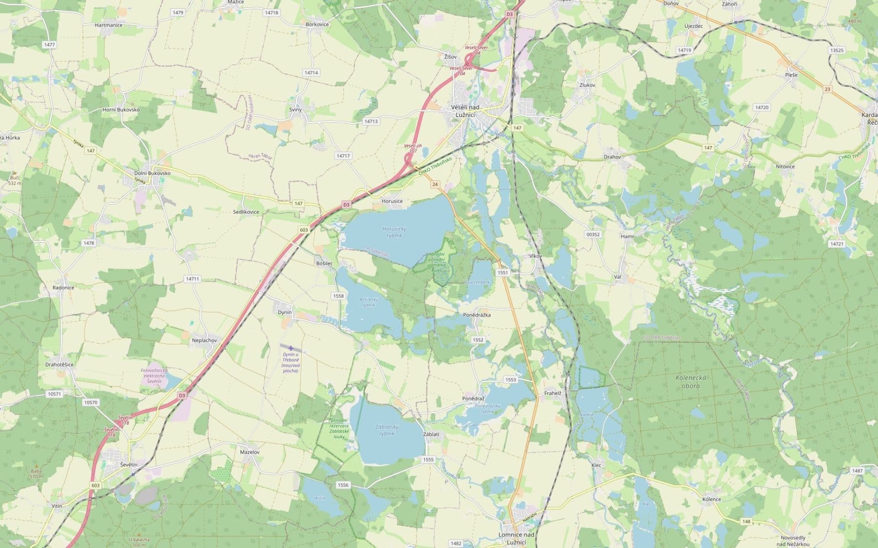 Prodej pozemku 3.732 m², Veselí nad Lužnicí, Jihočeský kraj Prodej pozemku 3.732 m², Veselí nad Lužnicí, Jihočeský kraj