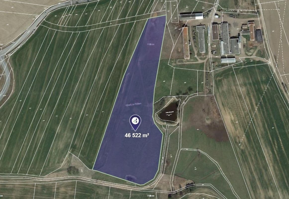 Prodej pozemku 46.522 m², Zvěrotice, Jihočeský kraj Prodej pozemku 46.522 m², Zvěrotice, Jihočeský kraj