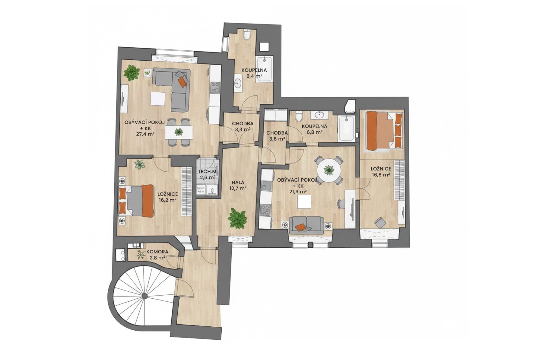 Prodej bytu 4+kk 122 m², Tomášská, Praha, Praha Prodej bytu 4+kk 122 m², Tomášská, Praha, Praha