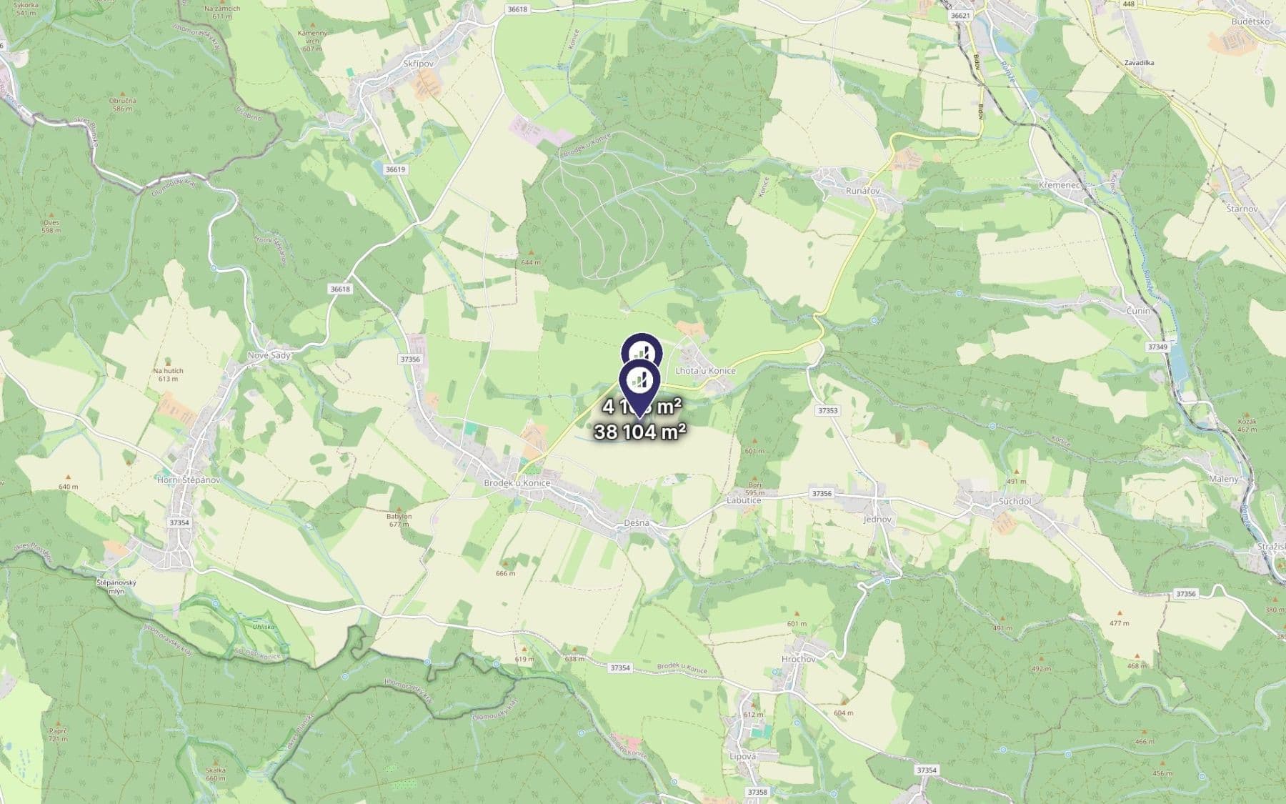 Prodej pozemku 1.761 m², Brodek u Konice, Olomoucký kraj Prodej pozemku 1.761 m², Brodek u Konice, Olomoucký kraj