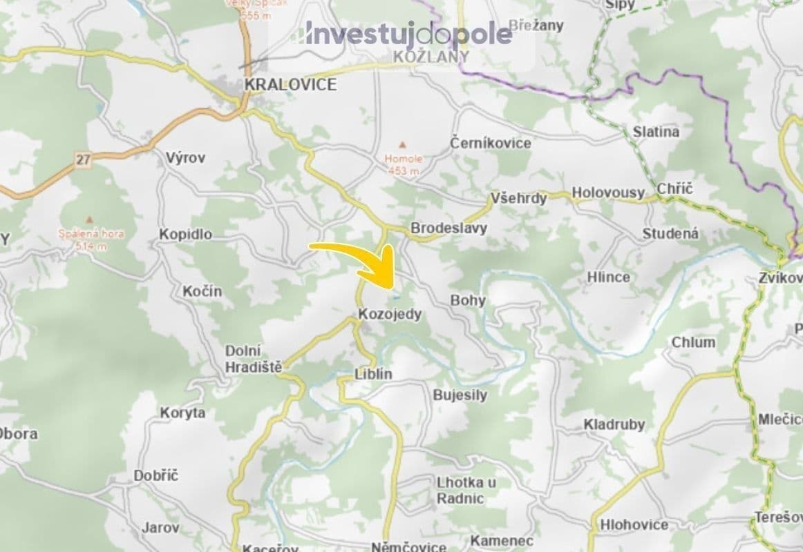 Prodej pozemku 6.626 m², Kozojedy, Plzeňský kraj Prodej pozemku 6.626 m², Kozojedy, Plzeňský kraj