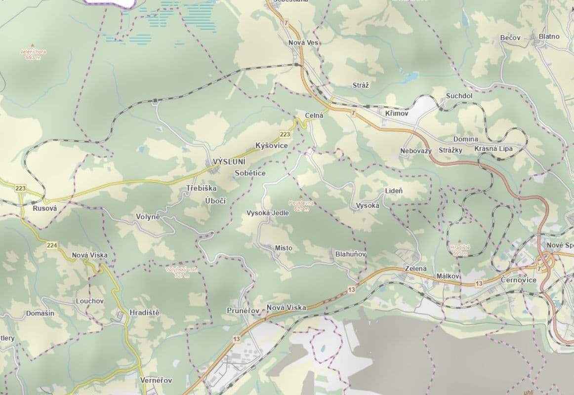 Prodej pozemku 318 m², Výsluní, Ústecký kraj Prodej pozemku 318 m², Výsluní, Ústecký kraj