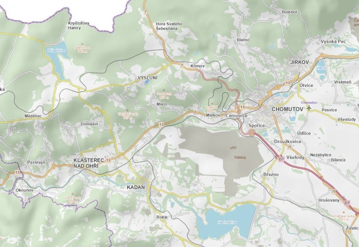 Prodej pozemku 24.719 m², Výsluní, Ústecký kraj Prodej pozemku 24.719 m², Výsluní, Ústecký kraj