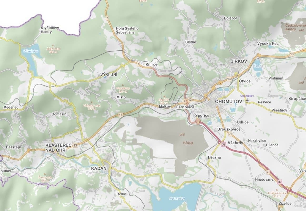 Prodej pozemku 7.765 m², Výsluní, Ústecký kraj Prodej pozemku 7.765 m², Výsluní, Ústecký kraj