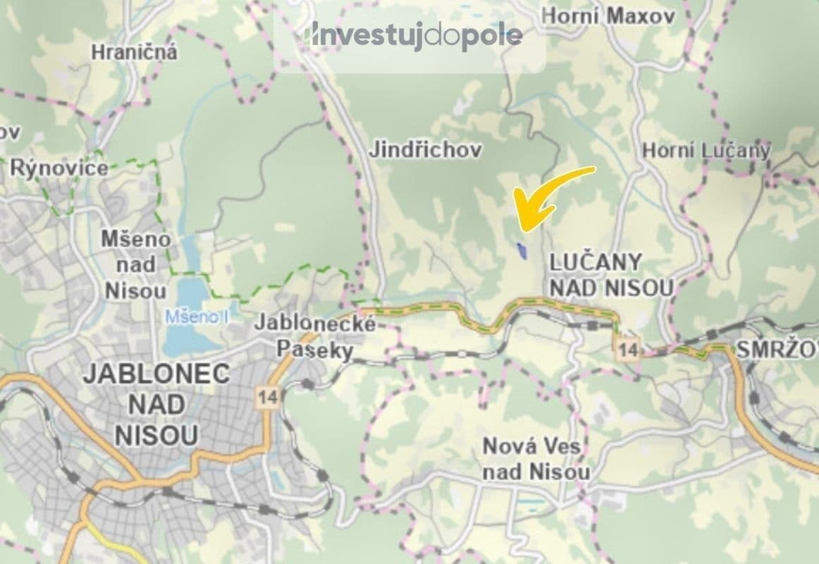 Prodej pozemku 447 m², Lučany nad Nisou, Liberecký kraj Prodej pozemku 447 m², Lučany nad Nisou, Liberecký kraj