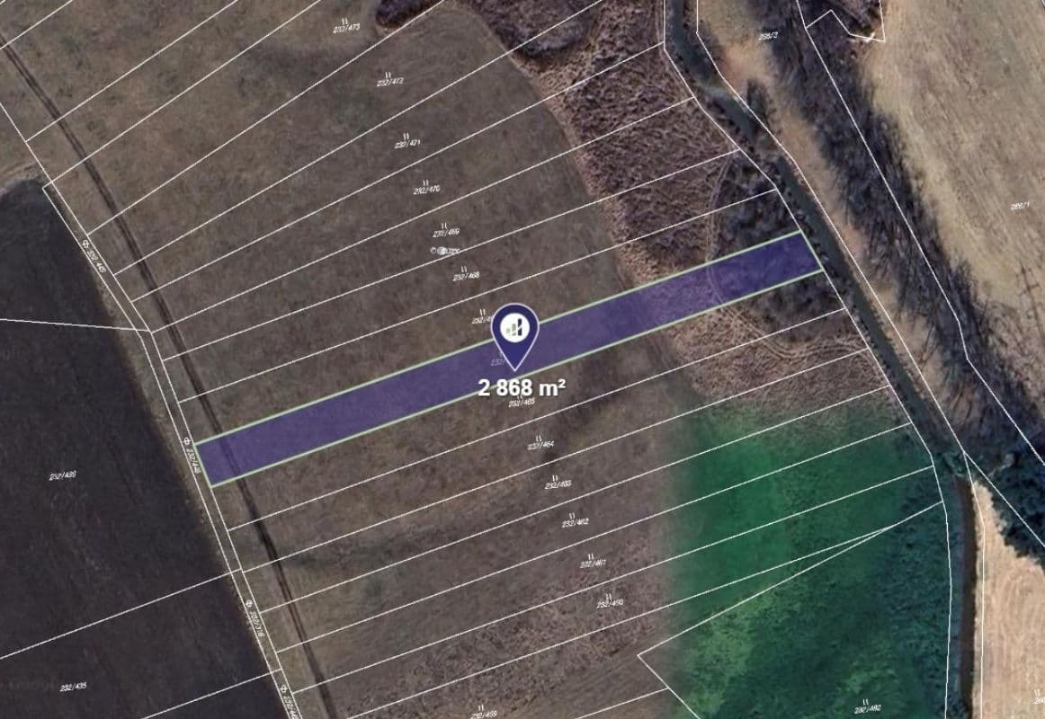 Prodej pozemku 2.868 m², Kly, Středočeský kraj Prodej pozemku 2.868 m², Kly, Středočeský kraj
