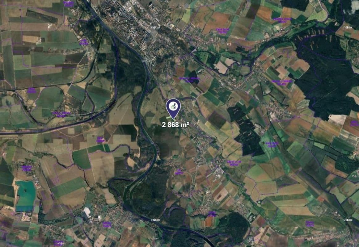 Prodej pozemku 2.868 m², Kly, Středočeský kraj Prodej pozemku 2.868 m², Kly, Středočeský kraj