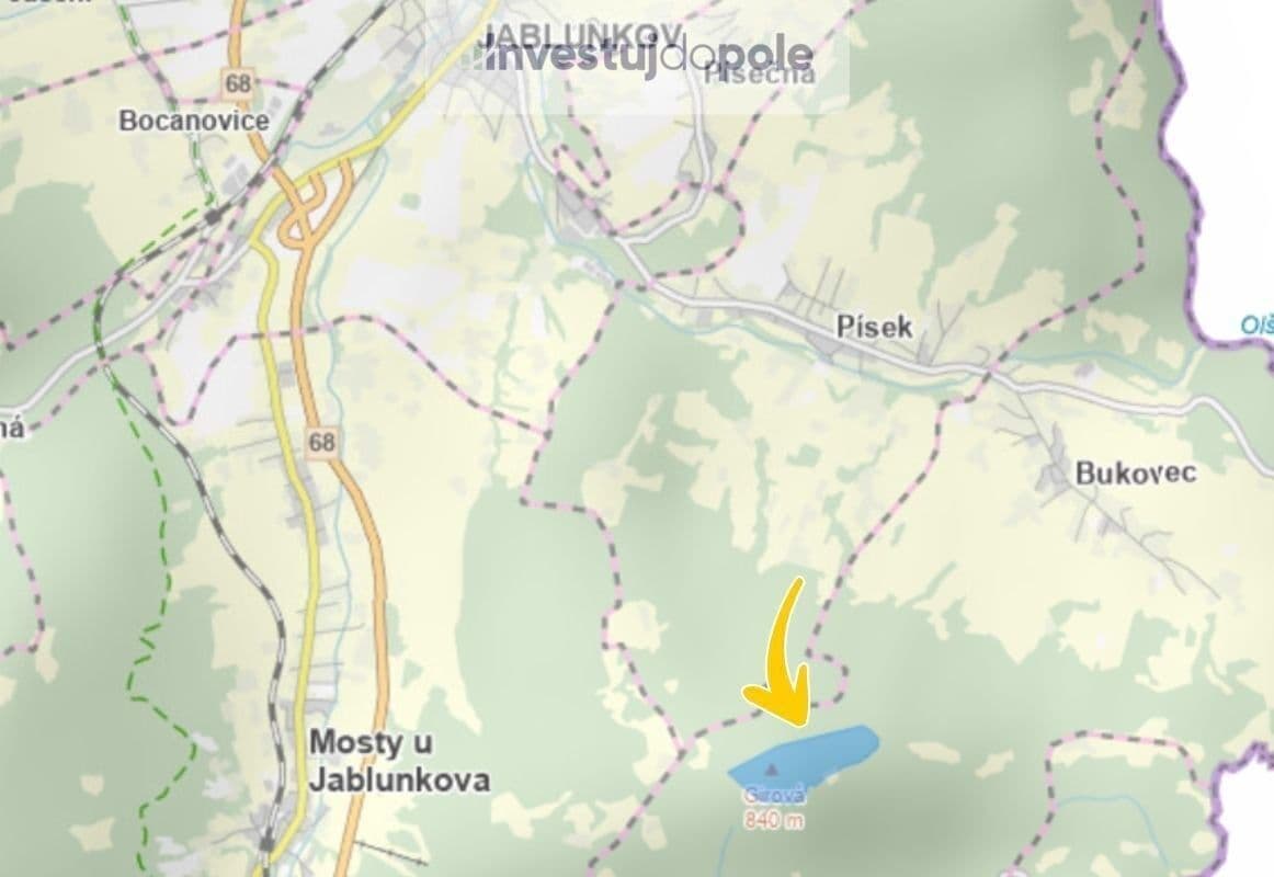 Prodej pozemku 13.059 m², Bukovec, Moravskoslezský kraj Prodej pozemku 13.059 m², Bukovec, Moravskoslezský kraj