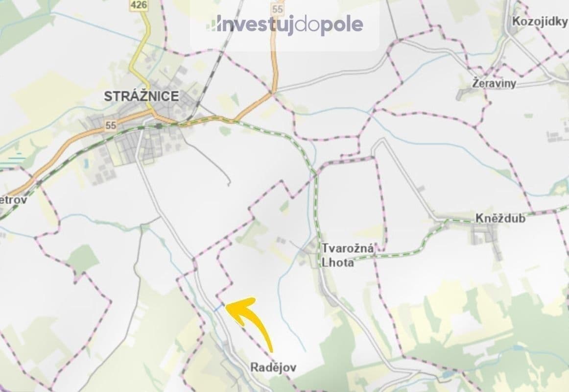 Prodej pozemku 1.220 m², Radějov, Jihomoravský kraj Prodej pozemku 1.220 m², Radějov, Jihomoravský kraj