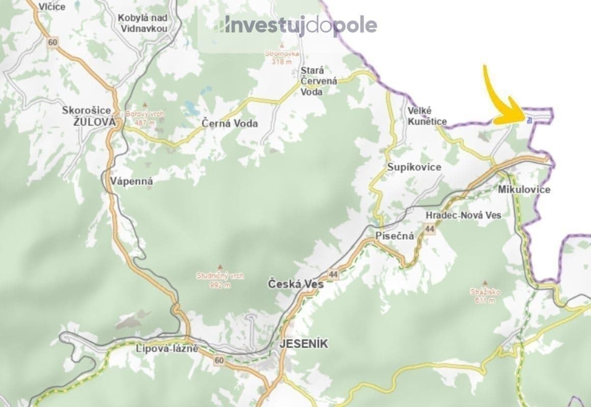 Prodej pozemku 28.555 m², Mikulovice, Olomoucký kraj Prodej pozemku 28.555 m², Mikulovice, Olomoucký kraj